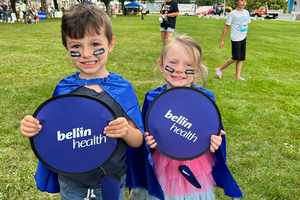 Kids at the Family Fun Night in Menominee, Bellin sponsored event